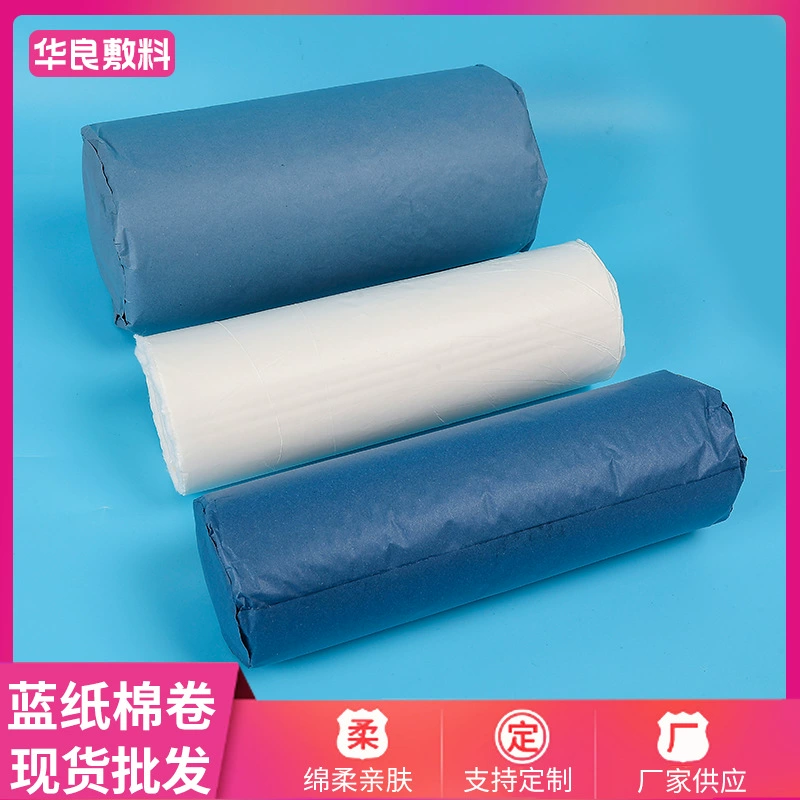 1000 граммов синих ватных рулонов, 20 рулонов в коробке, ватные тампоны, ватные салфетки для уборки, абсорбирующие ватные шарики, ватные рулончики, ватные тампоны для баночного массажа, косметические ватные тампоны.