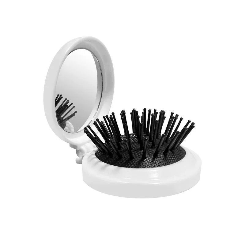 З Cartoon folding cute soft heel, handheld air bag, massager, brush, small mirror