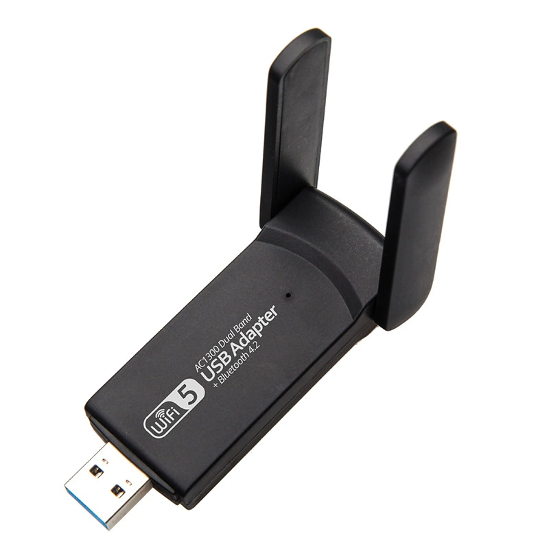 1300M+5.0 Bluetooth 2-в-1 USB3.0 беспроводная сетевая карта 5G двойной диапазон Гигабит WIFI передатчик-приемник