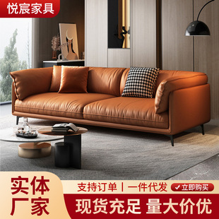 Non-Washable Cat Scratch Technology Fabric Sofa Living Room Small Apartment Simple Modern Four-Person in-Line Removable and Washable Free Shipping