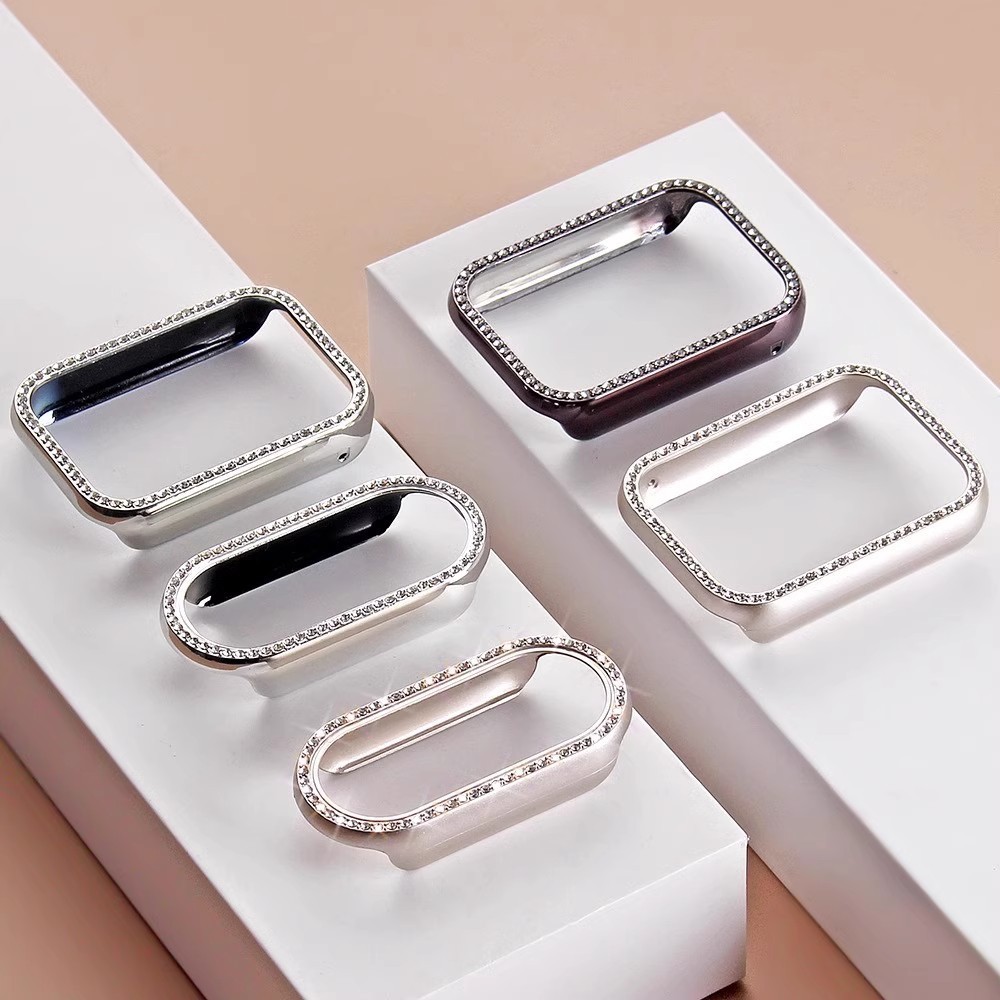 Suitable for Xiaomi Band 10 protective case xiao Mi 8/9 Watch 8/9 Pro protective case PC single diamond skeleton watch details Picture