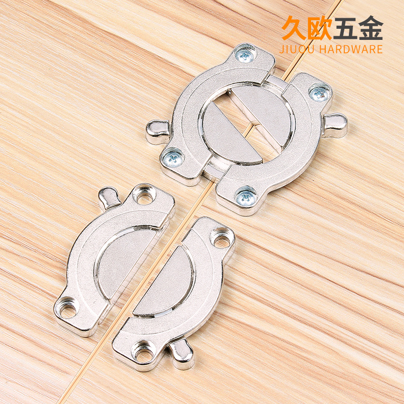 加厚鋅合金桌面組合木板連接件桌面拼接器摺疊桌拼接器平面組合件