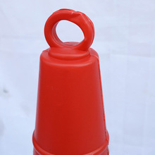 成都塑料路锥70CM圆锥路障雪糕筒反光警示锥临时施工红提环路锥