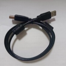 双磁环A公对B公方口USB2.0设备数据线屏蔽高速传输抗干扰性强1米
