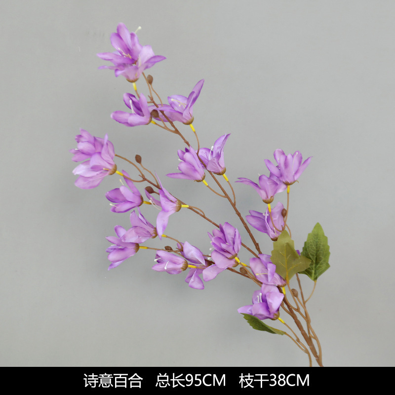 紫色仿真花婚庆假花绣球花插花婚礼花艺花材绢花装饰布置花批发热|undefined