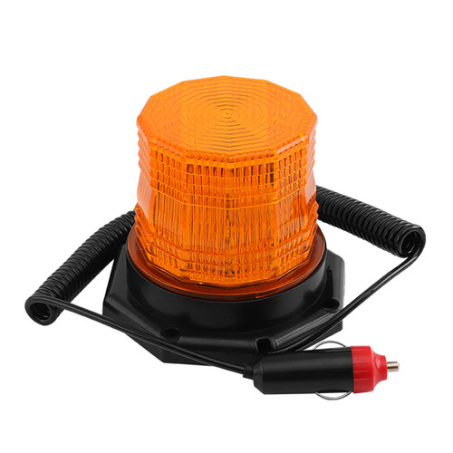 Vehicle-mounted magnetic school bus truck traffic vehicle warning light 24led12v flash engineering operation emergency light manufacturer