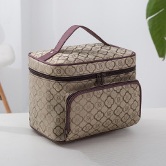 學生旅行化妝包收納袋大容量手提女士化妝箱拉鏈便攜洗漱包批發