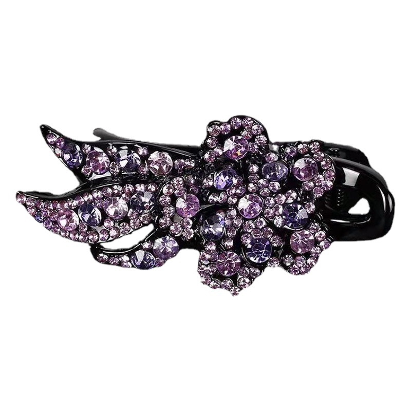 Internet celebridad madre horquilla hembra espalda cuchara pico clip tocado Corea del Sur accesorios para el cabello clip horquilla rhinestone horquilla
