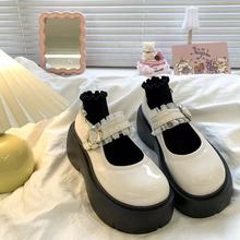 复古玛丽珍鞋女圆头2025春秋新款日系辣妹jk制服小皮鞋粗跟高跟鞋
