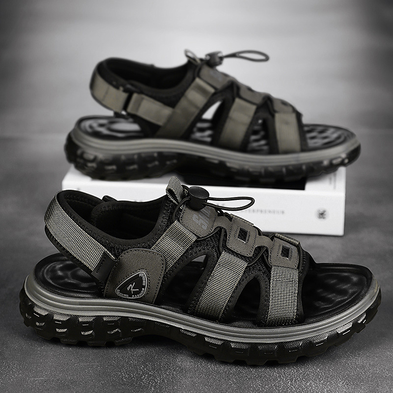 Sandalias para hombres verano 2024 nuevo estilo de uso exterior sandalias deportivas de playa casual zapatos versátiles