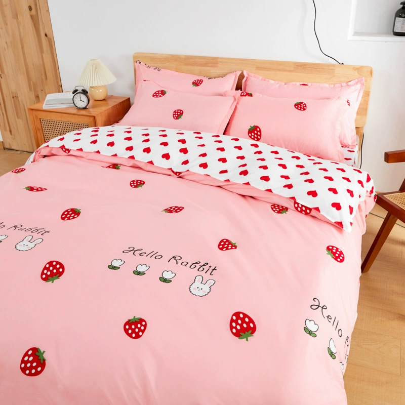 Duvet Cover Bedding Set, 4-piece Winter Bedspread Set, Multiple Patterns, Various Sizes