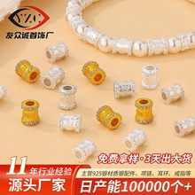 S925���y··ͨͰ�鴮��18K��ɫ��ʯ��׸���������Ʒ���