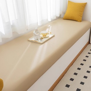 Eco-Leather Bay Window Cushion Window Sill Cushion Waterproof Anti-Claw Cat Claw Leather Light Luxury High-End Master Bedroom Balcony Cushion