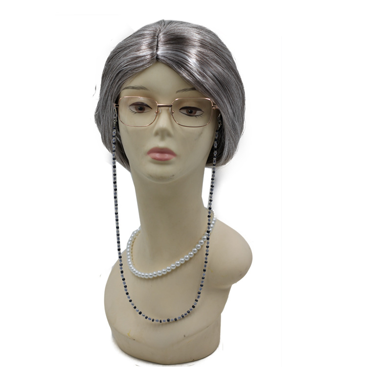 老奶奶装扮假发