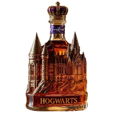 Nueva botella de vino Hogwarts botella de vino nuevo castillo botella de vino de vidrio botella de whisky embalaje image 5