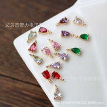 6*4mm��ɫ�~�T��צ��߅Сˮ�ε��� diy�l�����h���K�����Ʒ����