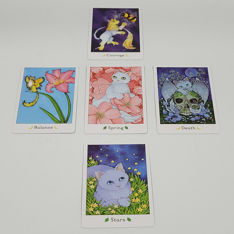 Fairy Cats Ermutigung Orakel Und Tarot Kartendeck_voghion.com