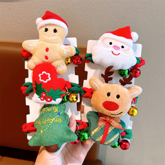 漫画の鹿のビスケットのクロスボーダーのクリスマスの髪飾り編みの髪ひもの大腸の髪輪は人のぬいぐるみのかわいい髪飾りを装います。