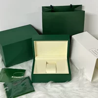 Коробка для часов Rolex, зеленая упаковочная коробка, высококачественная коробка для хранения, волнистая упаковка, водный призрак, швейцарская подарочная коробка, коробка для часов
