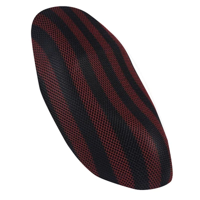 Four Seasons Universal Motorcycle Cushion Cover — Electric car cushion - red-and-black-stripes-s-code