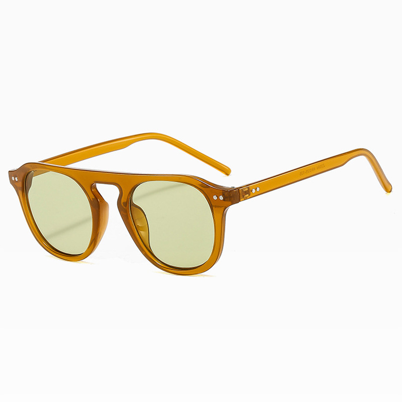 Modern Style Simple Style Solid Color Pc Special-Shaped Mirror Full Frame Glasses display picture 12