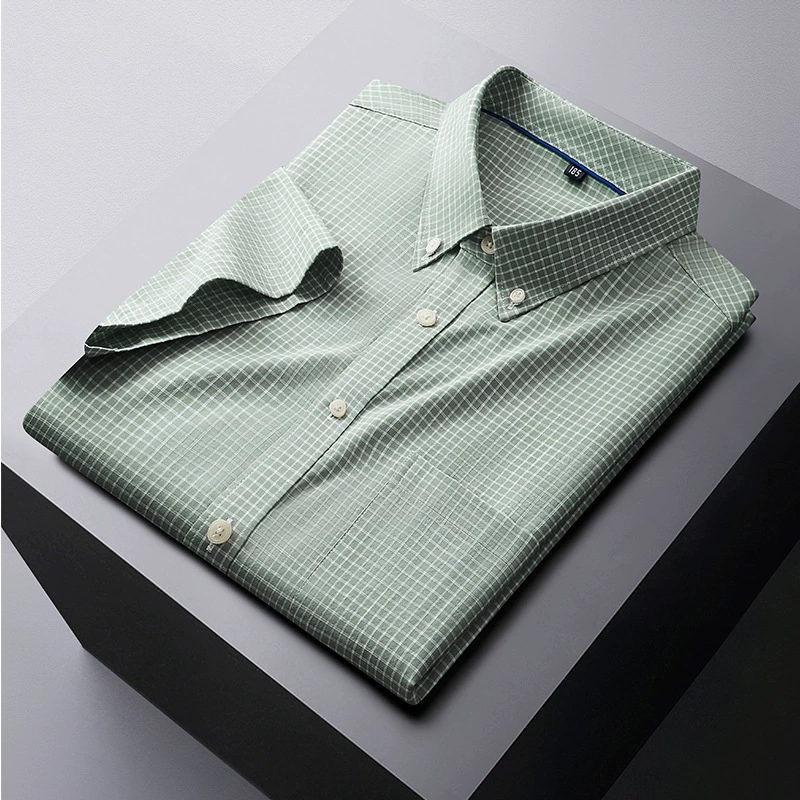 Summer thin shirt, oversize, with short sleeve, plus size