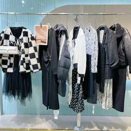 25冬爱诗帛雅都市时尚女装羽绒服套装外套风衣裤裙十三行尾单批发