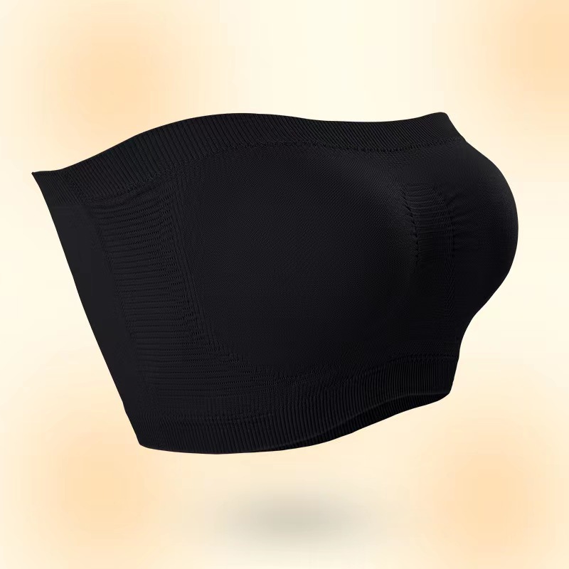 El Comercio exterior transfronterizo nuevo pecho envuelto sin tirantes de una palabra sin anillo de acero almohadilla interior desmontable pecho envuelto sin costuras de las mujeres europeas y americanas