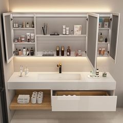 Smart slate basin seamless basin bathroom cabinet designer washbasin combination washbasin bathroom cabinet integrated