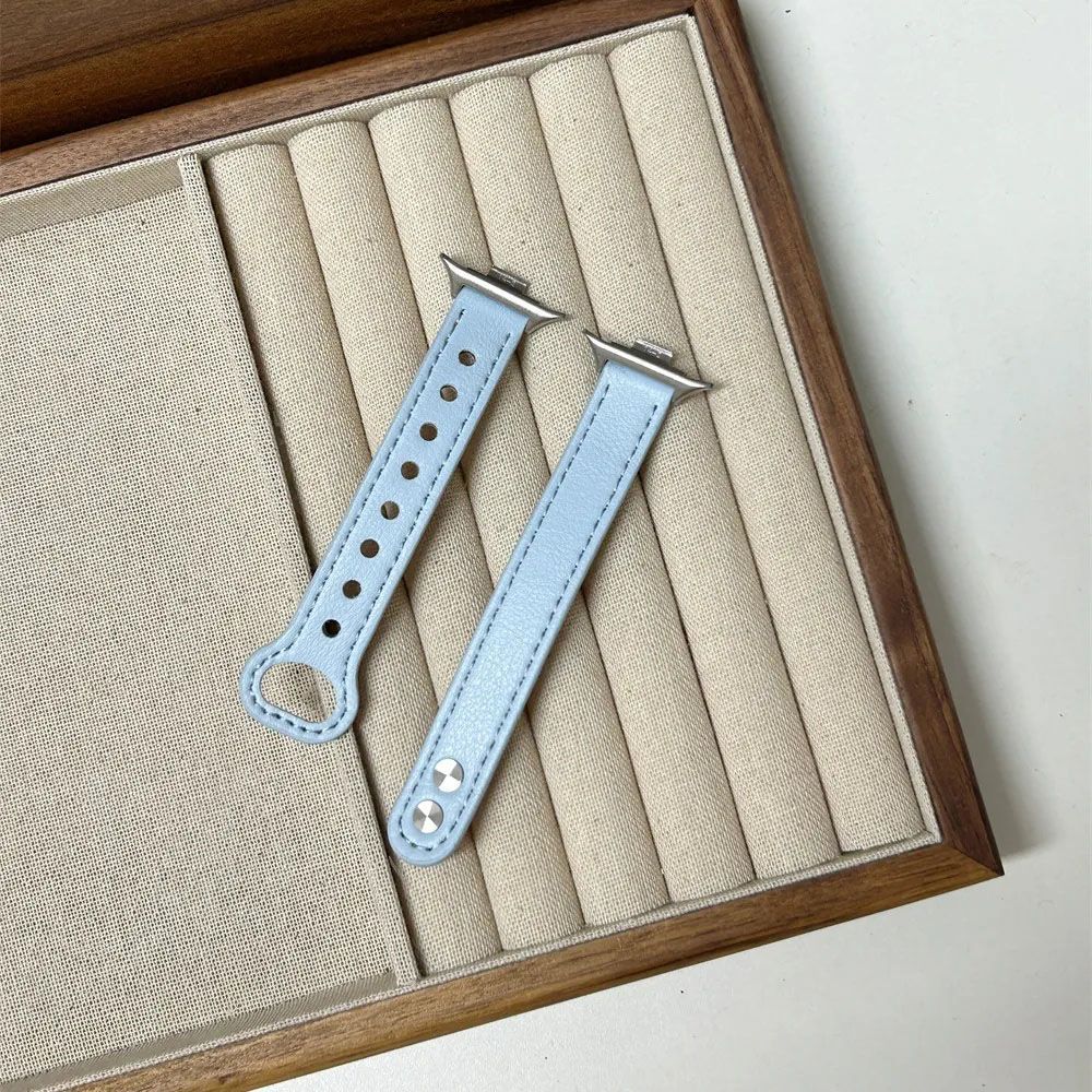 Suitable for Apple Iwatch10 Watch Strap S9876Se Watch Strap Thin High-Value Macaron Color Matching Wrist Strap