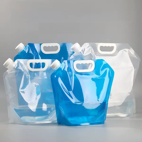 Outdoor Camping Foldable Water Storage Bag, Hiking Portable Water Bag, 10L Large Capacity Travel Portable Water Bucket, in Stock