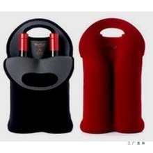 现货跨境潜水料2支装红酒袋香槟保护套双只酒瓶袋美观保温防摔