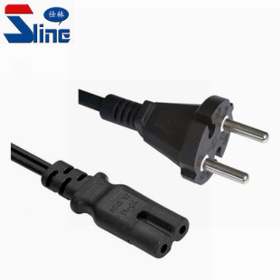 廠家供應印尼標2芯8字尾電源線SNI 純銅兩芯小家電電源線JF-02/C7