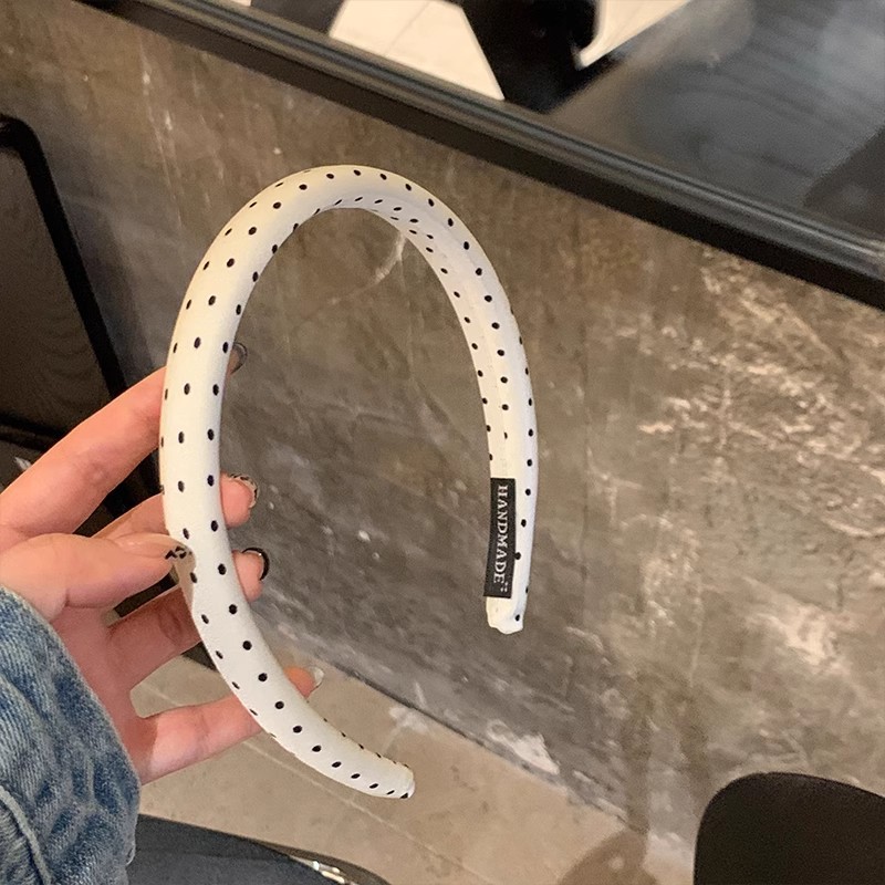 Orgullosa 1000 ondas de dorado estilo francés de mujer cráneo alto borde amplio de presión de cabello clip de cabeza