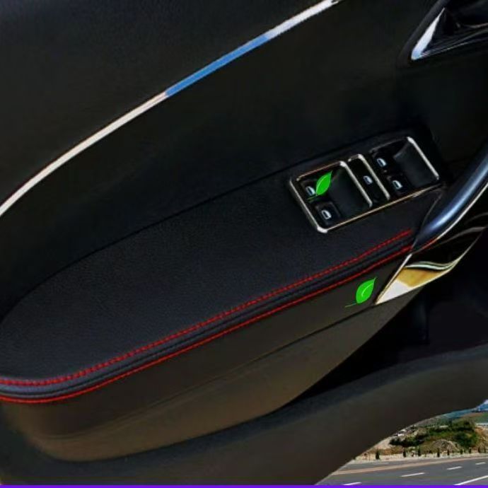 Cross-Border Suitable for Volkswagen Polo 11-18 Door Panel Armrest Leather Door Lining Interior Leather Renovation