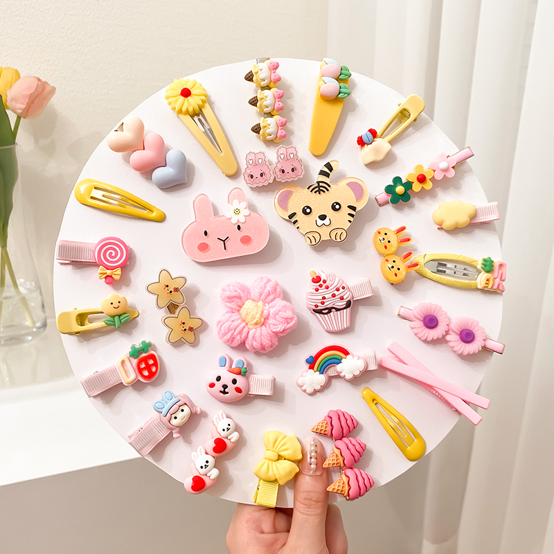 Clips de cabello para niñas, tocado para niñas, clips de cabello para niñas lindas y bonitas, clips para niñas, bebés súper lindos, Beiqin