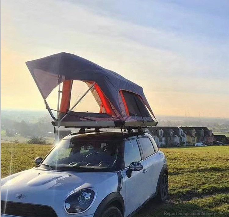 Export Car Roof Tent for 3-4 People, Fully Automatic Quick-Opening Car Tent, Soft-Top Outdoor Camping Equipment Customization