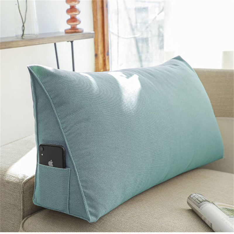 Sofa Cushion Triangle Waist Cushion Tatami Living Room Bay Window Soft Bag Office Combination Waist Pad Back Removable and Washable