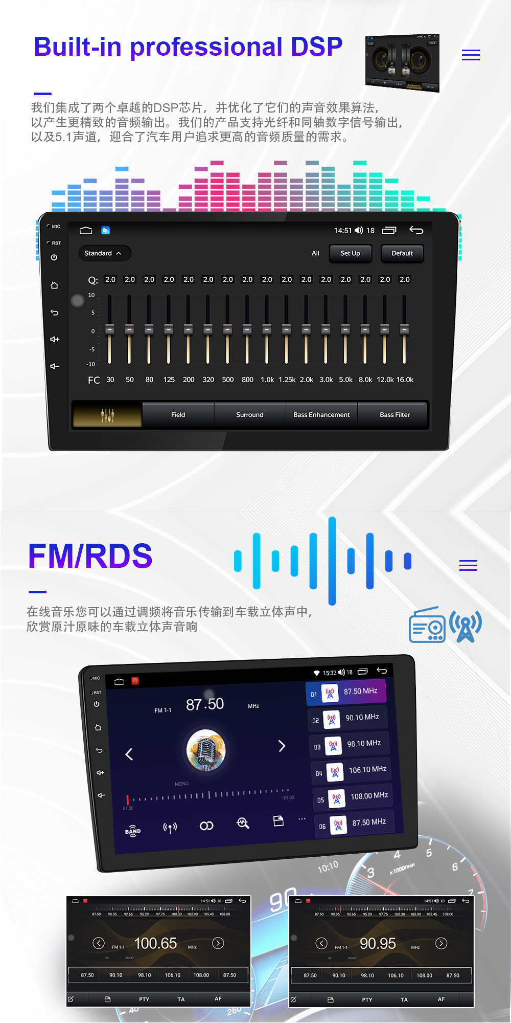 7inch Large Screen Suitable for Ford Focus 06-11 Android Gps Navigation Mobile Phone Interconnection Wifi All-In-One Machine