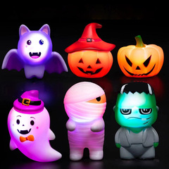 ハロウィーンクリスマス発光玩具子供入浴水発光カボチャコウモリ緑巨人ミイラ幽灯