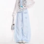 条纹宽松美式新款裤子