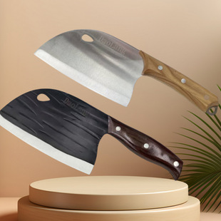 New Forged Slicing Knife, Vegetable Knife, Dual-Purpose Knife, Authentic Kitchen Knife, Household Sharp Chopping and Meat Cutting Knife, Yangjiang