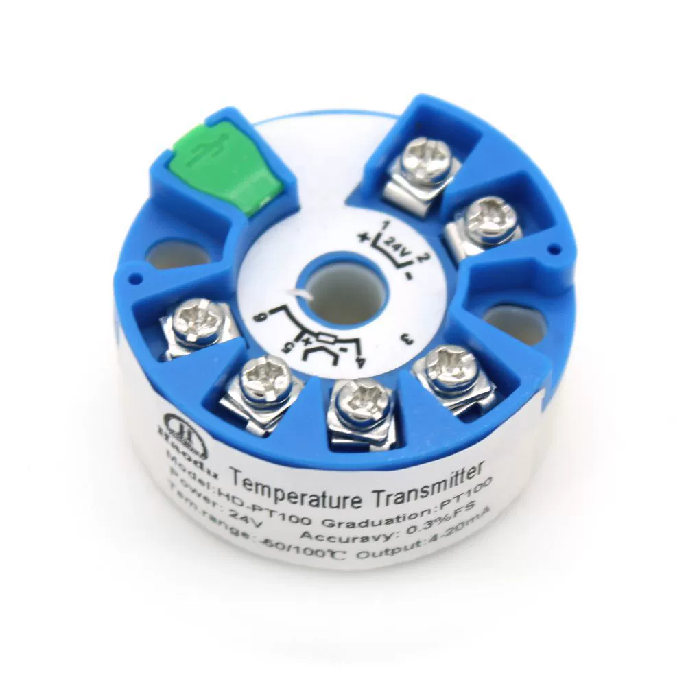 Умный круглый Передатчик изоляции термального сопротивления ПТ100 модуля 0-10В передатчика температуры выработал наружу 4-20мА