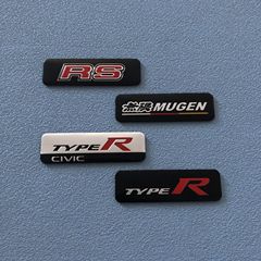 インフィニティ MUGEN 車のステッカー TYPER ホンダ シビック アコード CRV 修正された金属ラベル インテリア RS アルミラベルに適しています