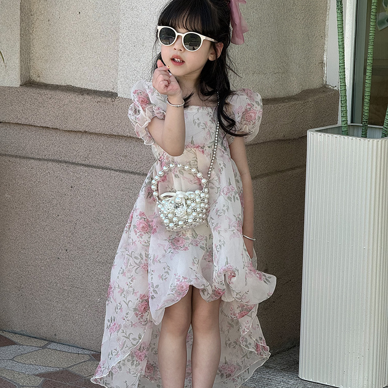 Dulce Pearl Princess bolso coreano estilo extranjero mini bolso de hombro para niños y niñas verano nuevo bolso de cadena para niños