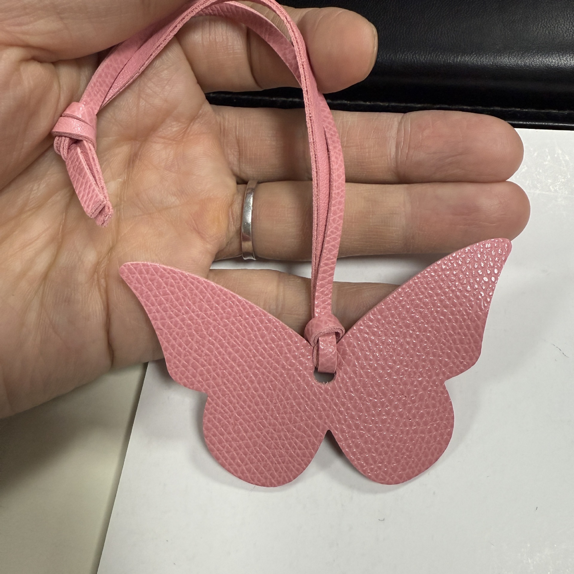 Pendant with butterfly heart shaped