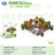 Cross-border my mini world square magnetic wheat puzzle 6 interactive 8 patchwork 7 building minecraft building blocks