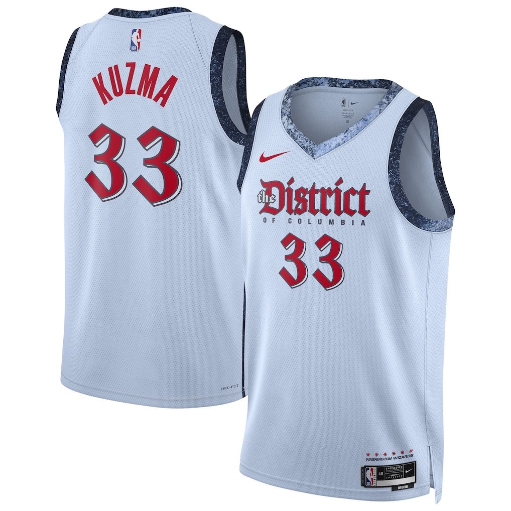 Двадцать четвертый сезон Wizards City Edition № 33 Кармa Kuzma № 13 Poole № 8 Avdija 4 Джерси Вестброк