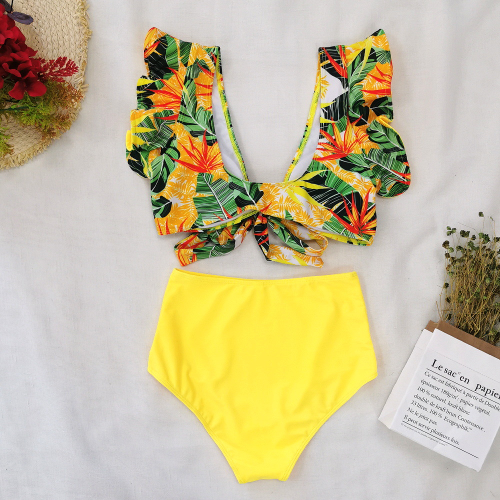 Ruffle Edge Bikini Set