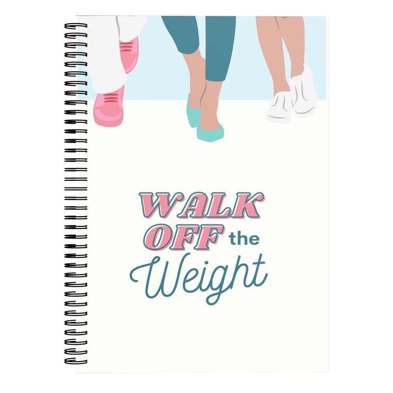 A5现货可贴标Walk off the Weight Planner走出体重计划线圈本|undefined
